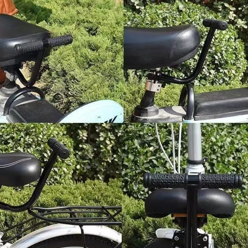 Bicycles Back Seats Handle Bikes Rear Seats Armrest Bikes Rear Handle Back Armrest