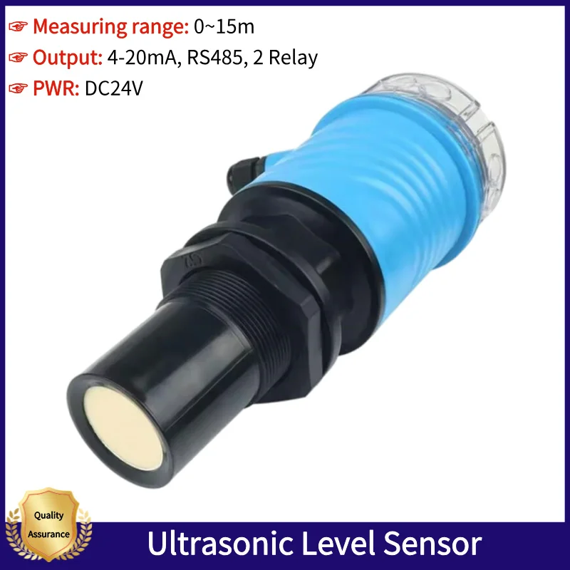 Factory-5m-10m-4-20mA-RS485-Ultrasonic-Level-Meter-No-Contact-Sanitary ...