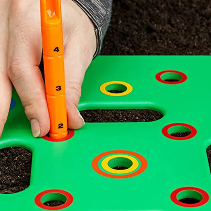 New Garden Tool Sowing Template Square Garden Seed Spacing Tool Vegetable  Plant Planting Board Garden