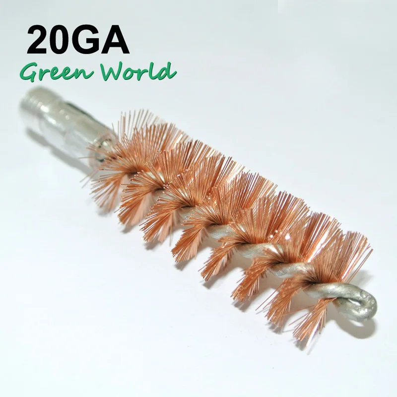Gun Cleaning Brush Green World 3pcs/lot .50cal-12ga Phosphor Bronze Bore Brush Gun Clean Brush