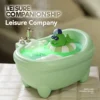 Cute bathtub humidifier seven-color ambient light atomized portable humidifier car hydrator desktop spray humidifier Diffusers 5