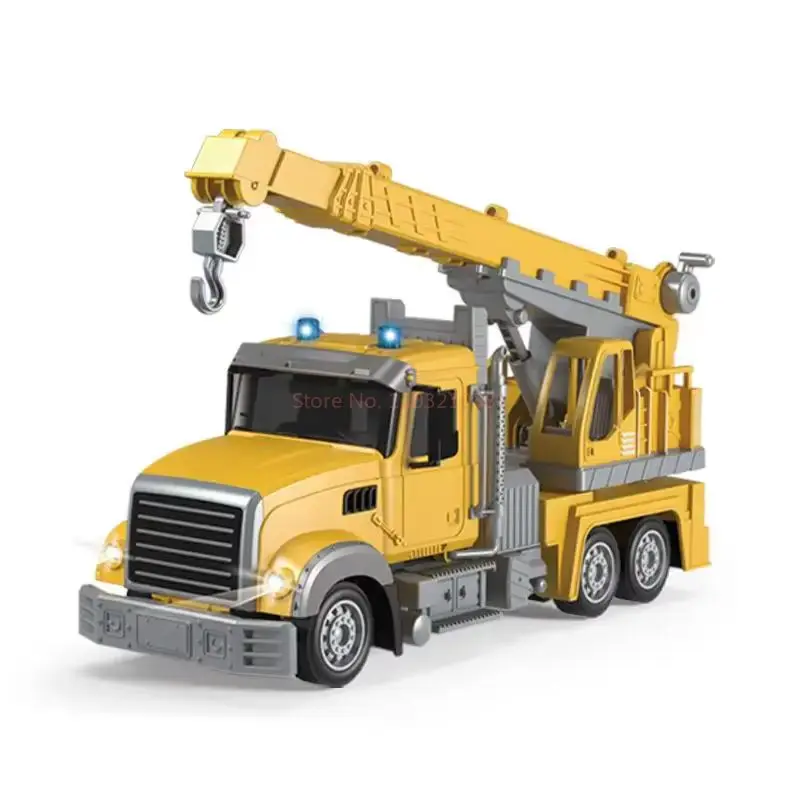 1:24 Remote Control Excavator Children's Simulation Model Engineering Car  Toy Crane Mixer Truck Excavator New In Christmas Gift 5