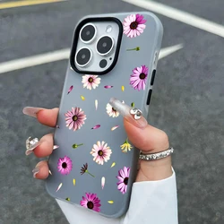 Elegant Floral Pattern Jelly Phone Case Cover - Galaxy S23+ (Black)