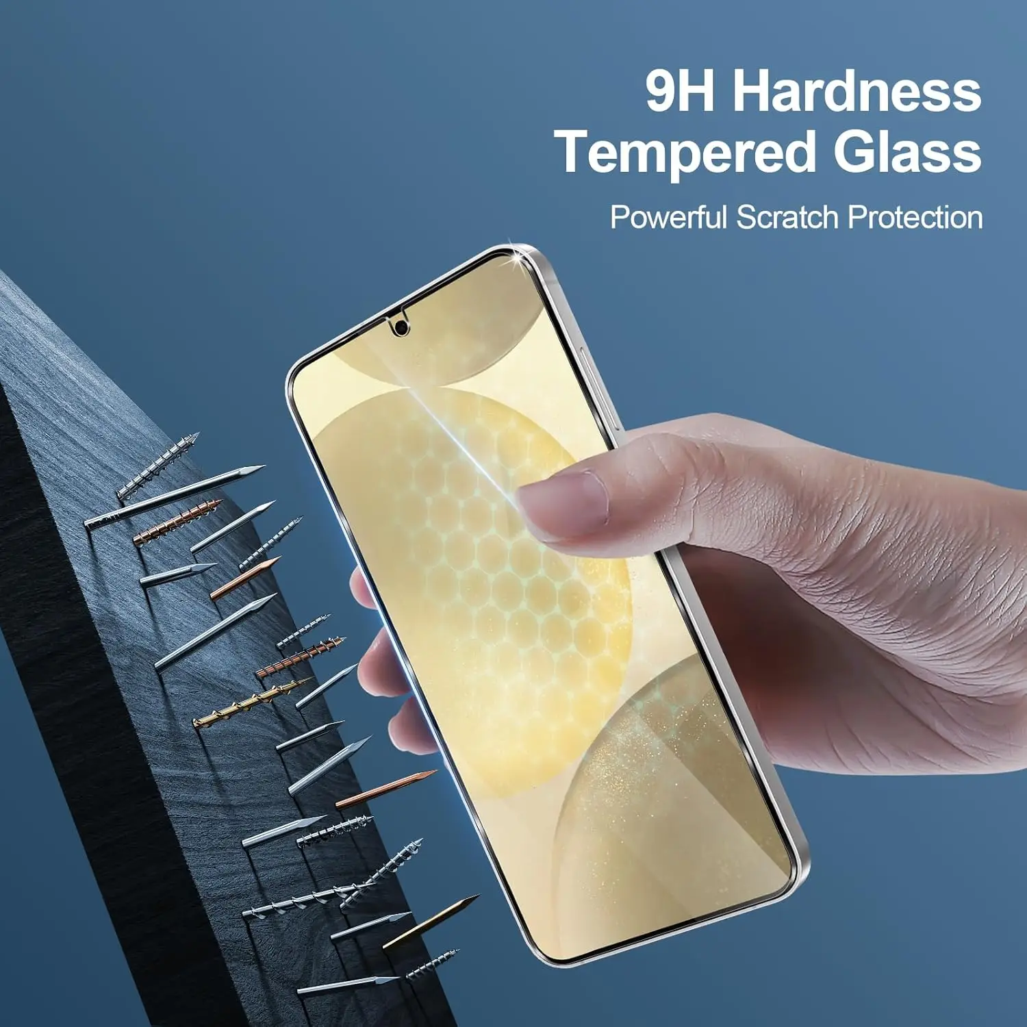 Premium Tempered Glass Screen Protector - 9H Hardness, Transparent & Anti-Scratch