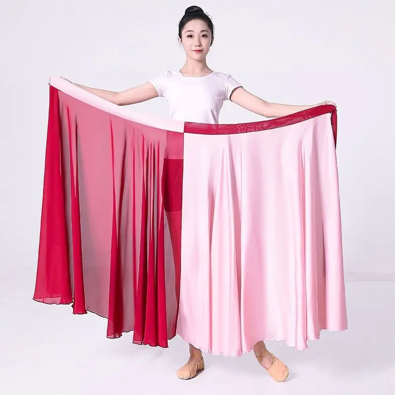 Falda de una pieza con cordones para danza del vientre, falda