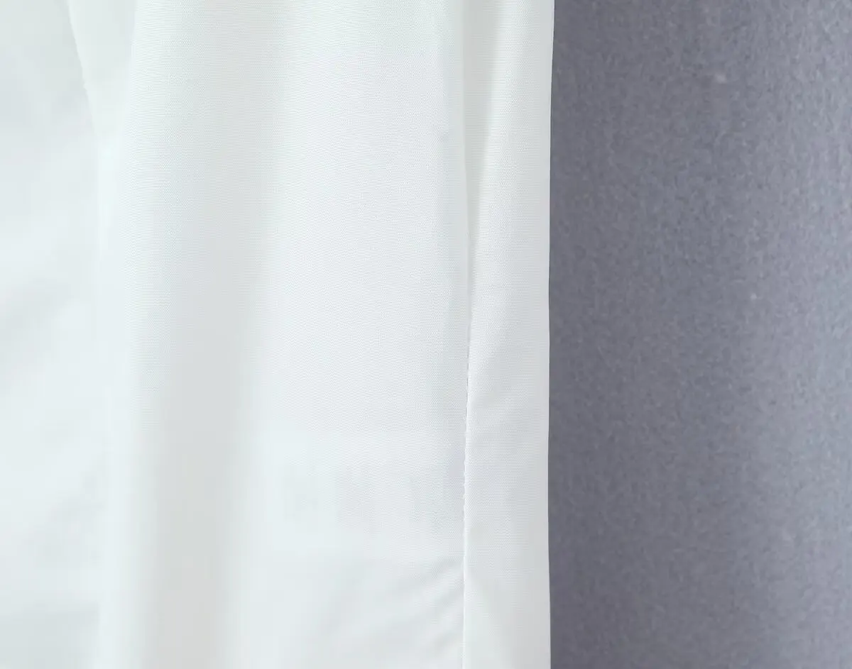 HH Damenrock-Set mit Spitzenpuppenkragen, französischer Taille, einreihigem Kurzarm-Oberteil und Sommer-Spitzenbesetztem Faltenrock – Detail 14