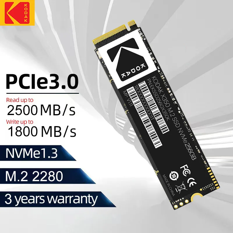 KODAK M2 NVMe SSD 2TB 1TB 512GB 256GB PCIe3.0x4 M.2 2280