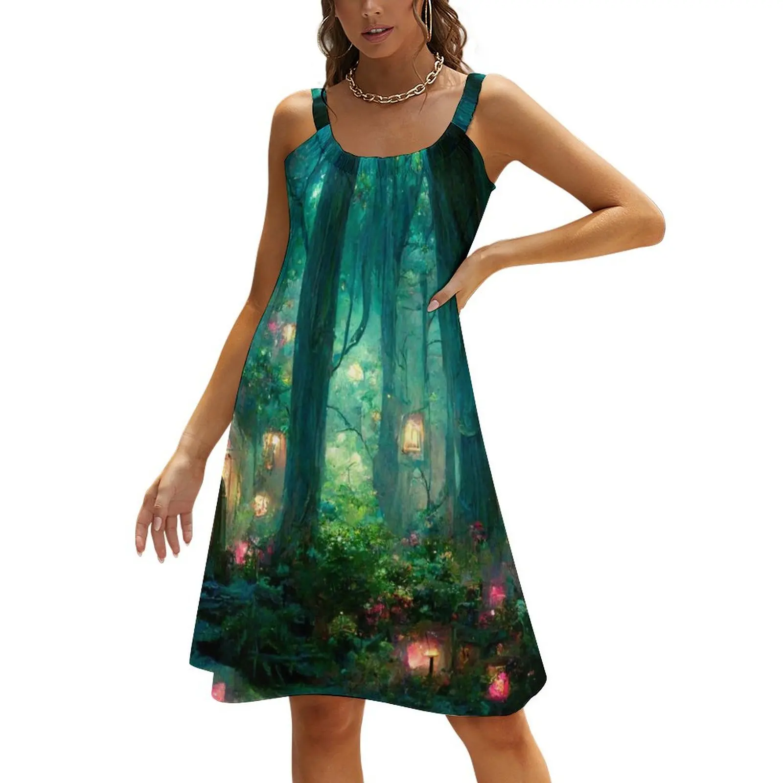 

Magical Bookstore in the Woods Beach Sling Skirt women's dresses luxury prom dress 2024 Elegant gown