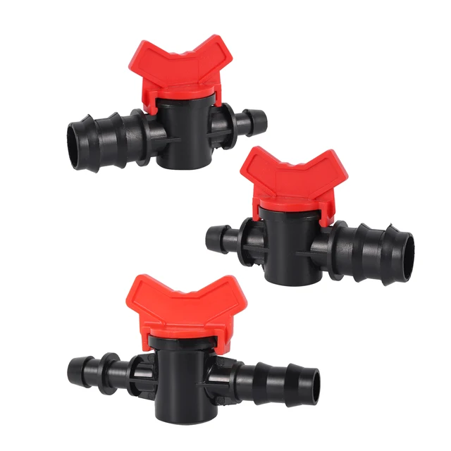 16/20/25 Mm -Es Tömlővezérlő Szelep Öntöző Cseppcső Cső Bypass Szelepkerti Tartozékok Csőváltó Tömlő Adapter