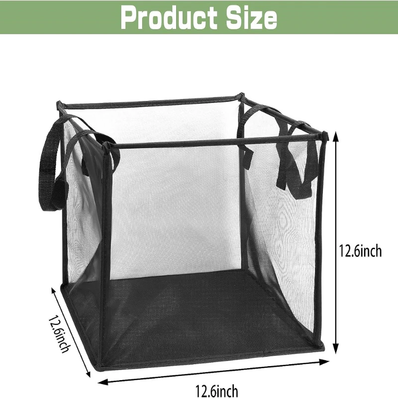 Foldable Laundry Basket Large Capacity Multifunctional Organizer Dirty Clothes Breathable Mesh Baskets for Travel and Home 3