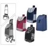 Folding Shopping Cart Replacement Bag Waterproof Trolley Cart Spare Bag for Folding Hand Truck Grocery Office Groceries Camping 3