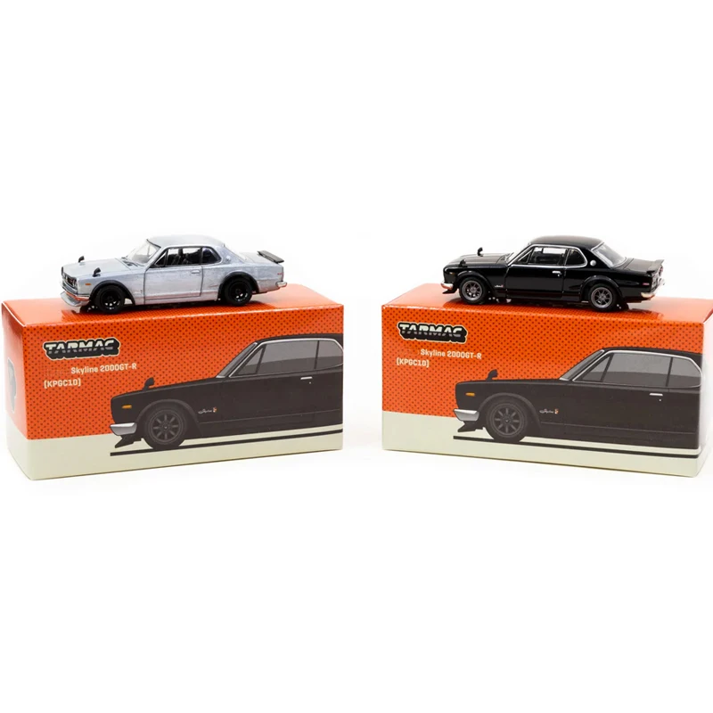 Tarmac Works 1:64 TW Skyline 2000 GTR KPGC10 Black CHASE alloy