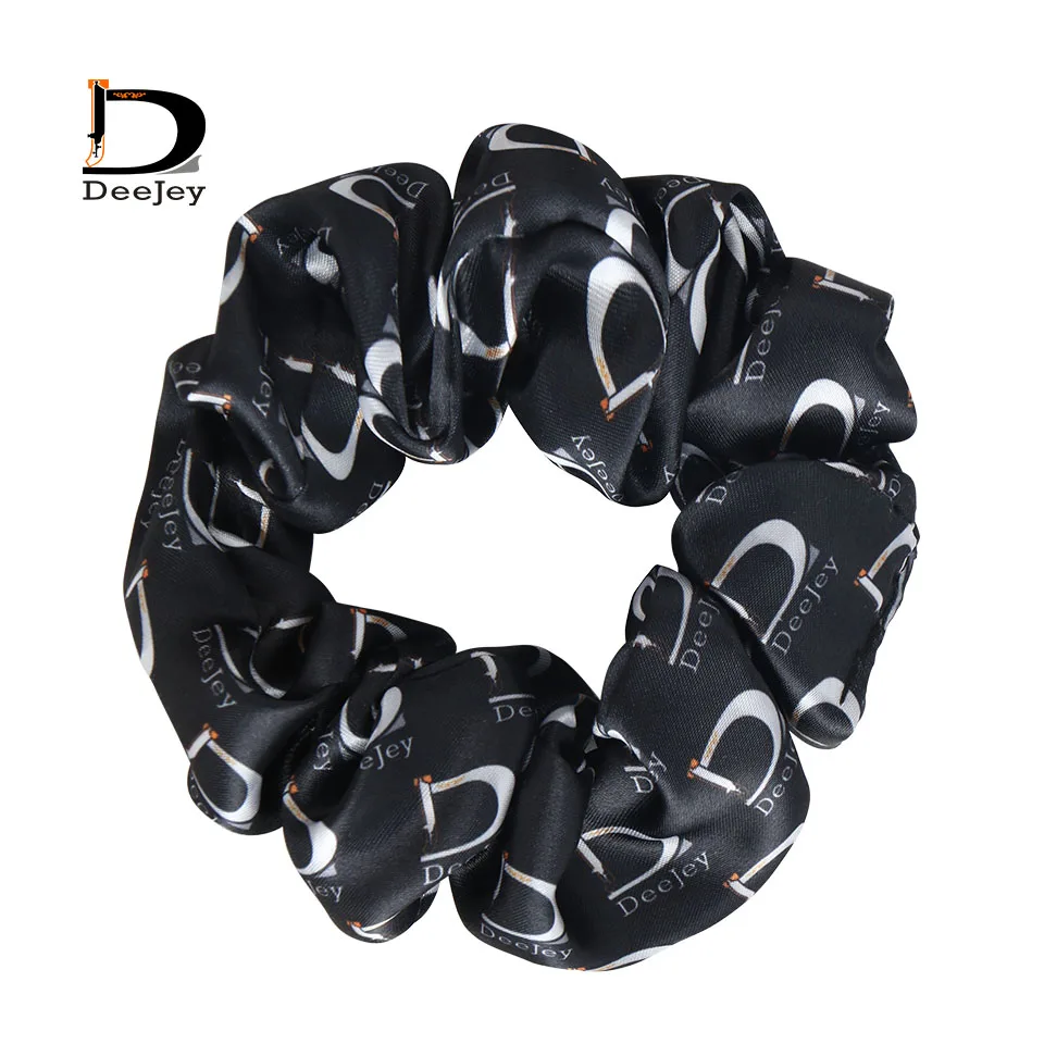 satin elastic hair tie bands soft scrunchie ponytail holders for ladies 10pc lot
