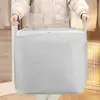 Large-Capacity Clothes Storage Bag With Handle Dust-proof Quilt Storage Basket with Lids Zipper Closet Organizers 5