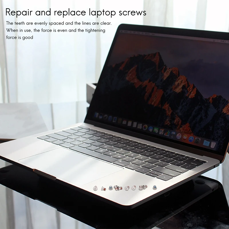 Macbook Pro Retina A1425 A1502 A1398 나사 세트 2012-2015 년을위한 최신 10 Pcs 하단 케이스 나사