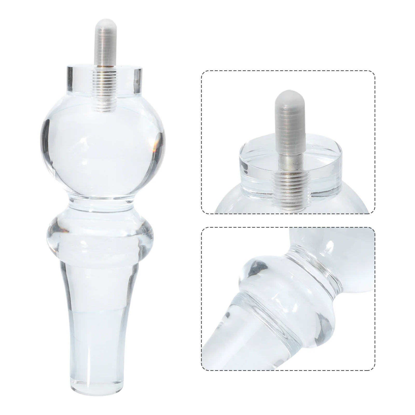

Furniture Crystal Sofa Legs Coffee Accessories Replacement Cabinet Acrylic Transparent