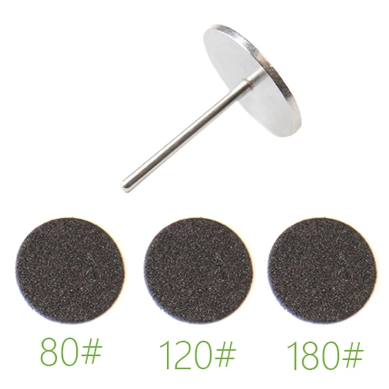 Nail Drill Bit Sanding Paper Stainless Steel Disc for Foot Cuticle