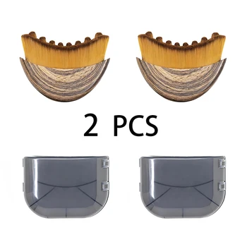 2 PCS Lymphatic Contour Face Brush with Storage Box Features a Newly Upgraded Ergonomic Design for Precise Skin Fit 1