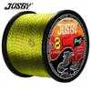 JOSBY Japan 8X 8 Strands Braided Fishing Line 100M 300M 500M Multifilament Speckled PE Wire Fly Sea Saltwater Freshwater Pesca 1