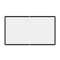 16:9 Simple Projector Curtain Set Portable HD Display Screen Household Bedroom Decoration for Home Outdoor Office - Image 5