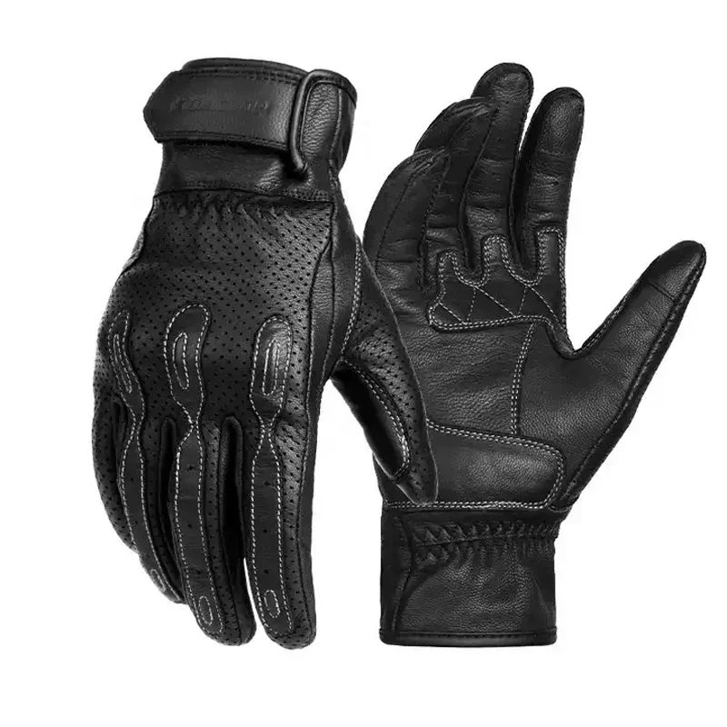 

Motorcycle Gloves Men Women Leather Cycling Gloves Touch Screen Protective Motorbike Motocross ATV Verano Guantes Moto Luvas