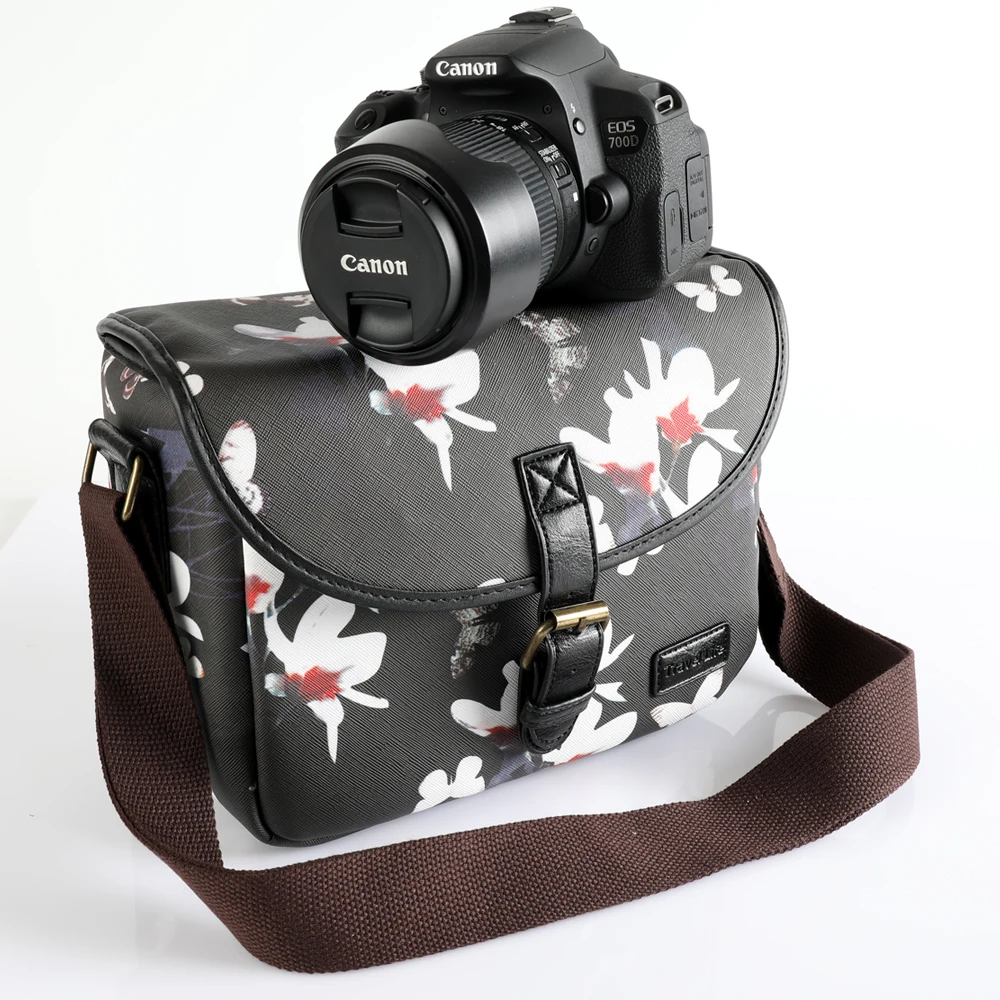 

Retro DSLR Camera Cover Case Photo Shoulder Bag For Canon EOS R5C R3 R5 R6 6D Mark II 5D4 5D3 5D2 850D 90D 200D 500D 3000D 1500D