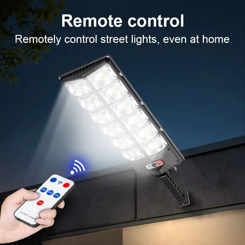 Solar Lights Garden Lights 7700LM Solar Led Light Outdoor Most Powerful Outdor Solar Lamp 720 LED 3Mode Remote Control Waterproof Light Garden Street Lamp