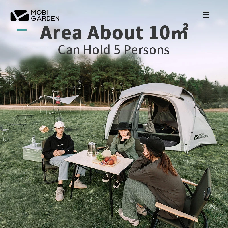 モビガーデンロイヤルキャッスル10㎡テント5人家族防水5000テント150d
