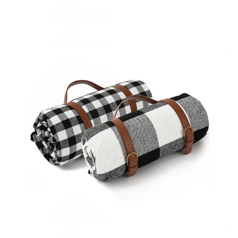 

200x200cm Classic Plaids Portable Outdoor Camping Mat Pinic Blanket Waterproof Eco Dyed Yarns Woven 78.74"