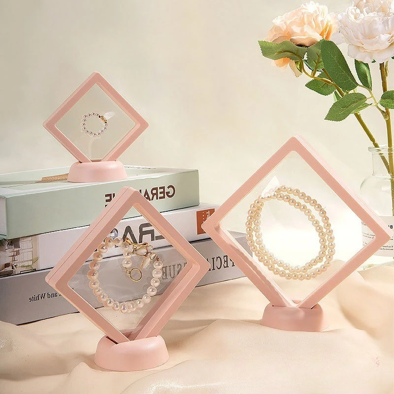 PE film transparent suspended packaging  box badge commemorative coin watch bracelet box wearing armor suspended storage