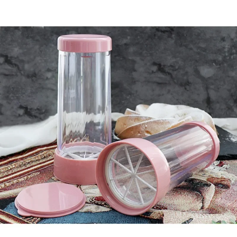 Stainless Steel Flour Sifter Handheld Manual Flour Powder Icing Sugar Sifter Cup Baking Pastry Tool