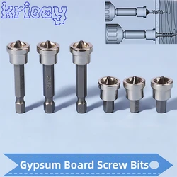 1/2PCS Positioning Screwdriver Bits Woodworking Drywall Screw Driver Drill Bit 25/50mm Hex Shank Magnetic Batch Head Drill Bits