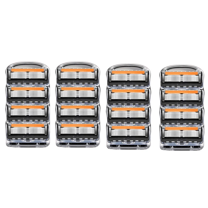 5-layer Men's Razor Fusion Pro Power Shaving Shaver Male Face Beard Hair Trimmer 5 Layer Blades Replacement Refills Razor Holder 4