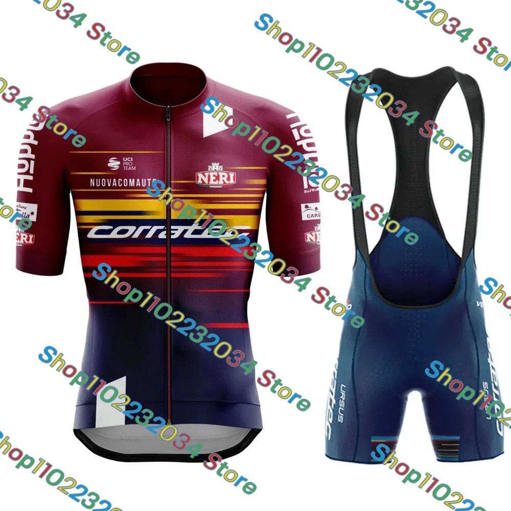 2023 TEAM CORRATEC Cycling Jersey Set Summer Cycling Clothing Men Kits