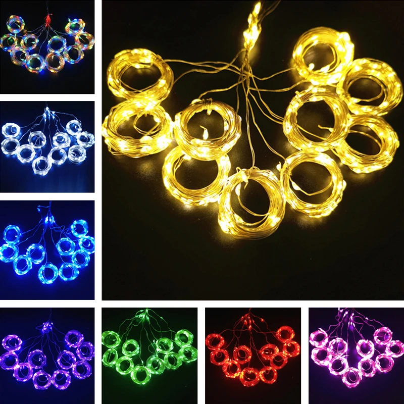 Description Picture 4 of itemLED Garland Curtain Lights 8 Modes USB Remote Control Fairy Lights String for Christmas Decor Home Wedding Holiday Party Lamp