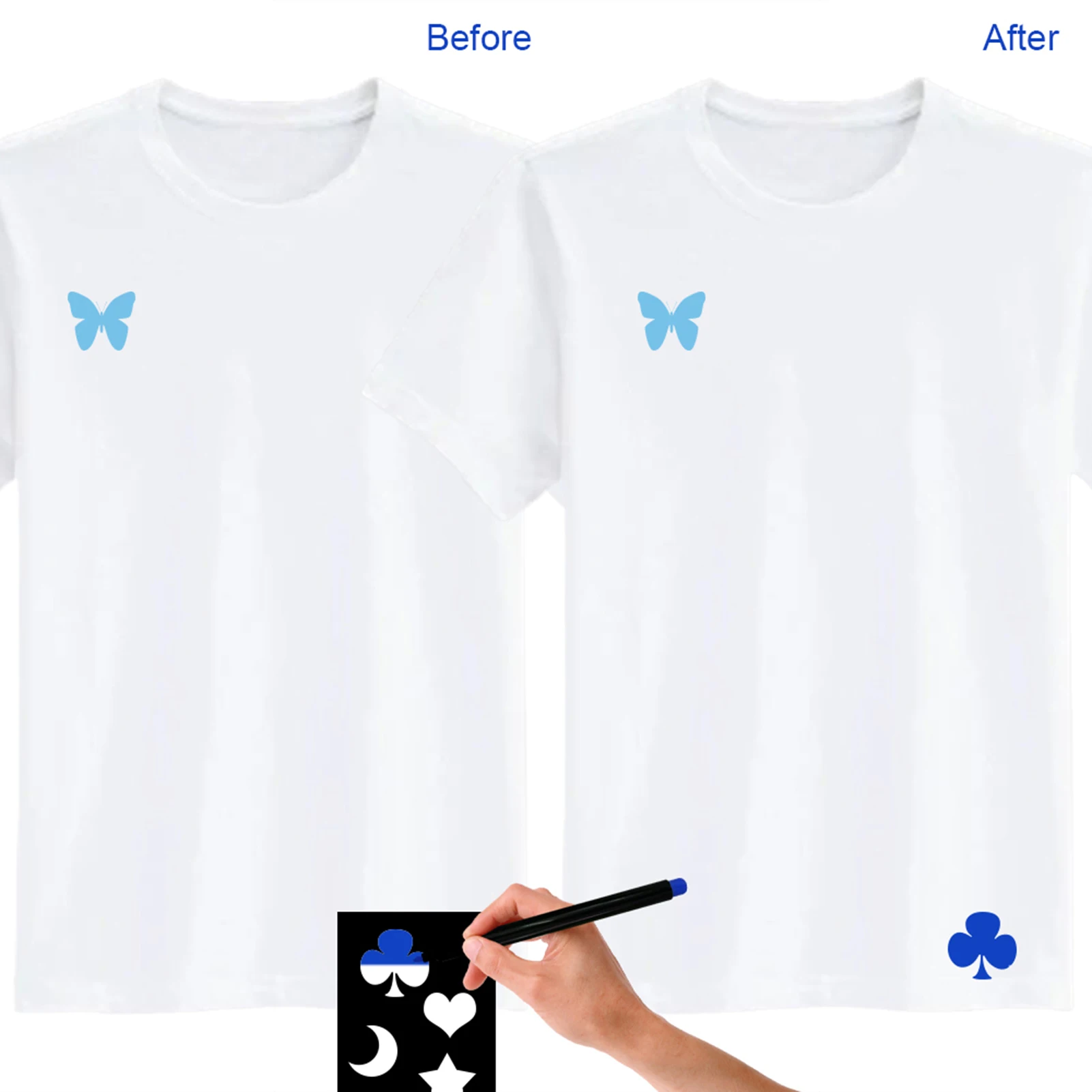 24-Color Fabric Pens Set Permanent for Clothes DIY Hand-Drawing Doodling and Artwork Crafts Suitable for Fabric Paper Canvas