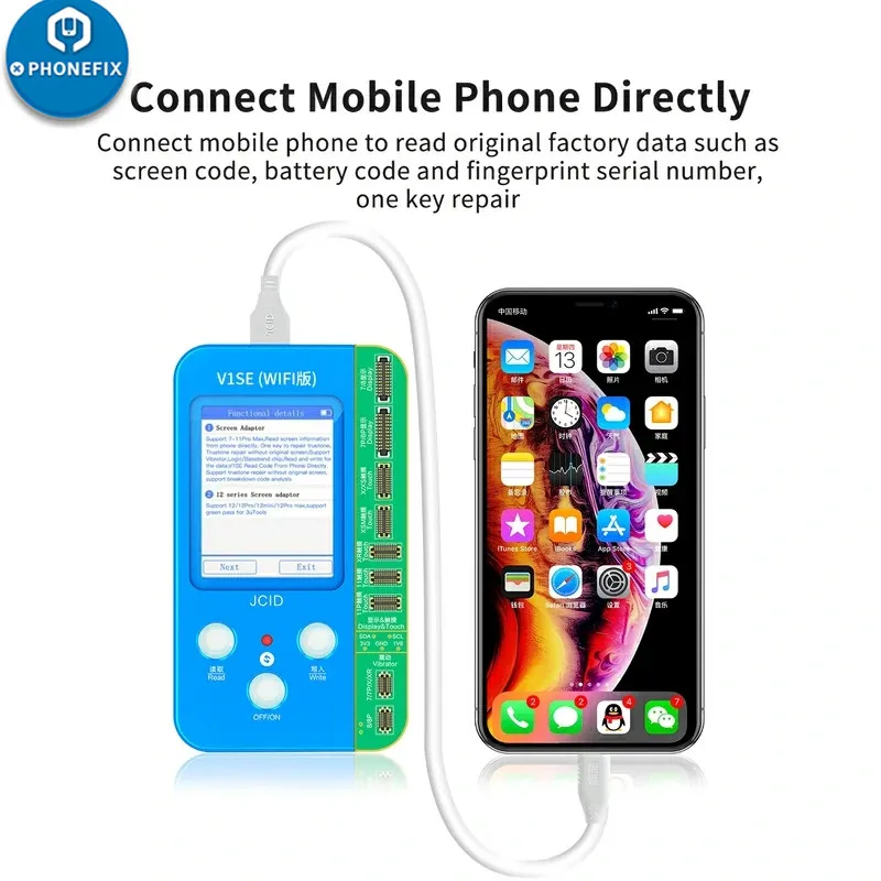 週末値下げ！JCID V1SE iPhone 修理キット\"未開封\"最新バージョン JCID V1S JC V1SE Wifi Phone Repair Programmer for iPhone 11