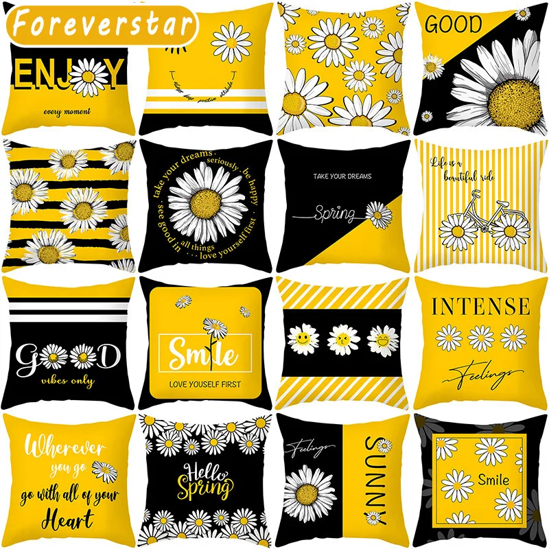 

Nordic Style Flower Pillow Case Home Decor Cushion Cover Living Room Decorative Throw Pillow Cover Funda Cojin Cojines 45x45cm