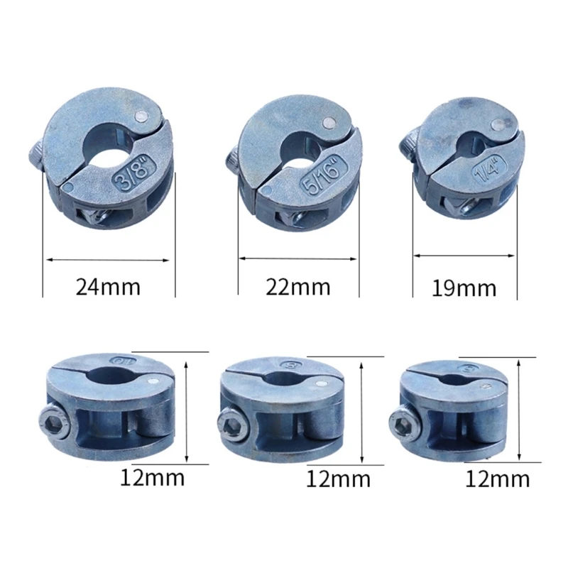 5mm -11mm 드릴 비트 깊이 정지 칼라 링 포지셔너 간격 링 로케이터 85AC