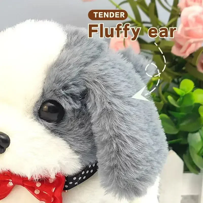 Simulation Pet for Boys and Girls Walking Barking Tail Wagging Plush Smart Interactive Electric Cute Puppy Dog Baby Kids Toy 4