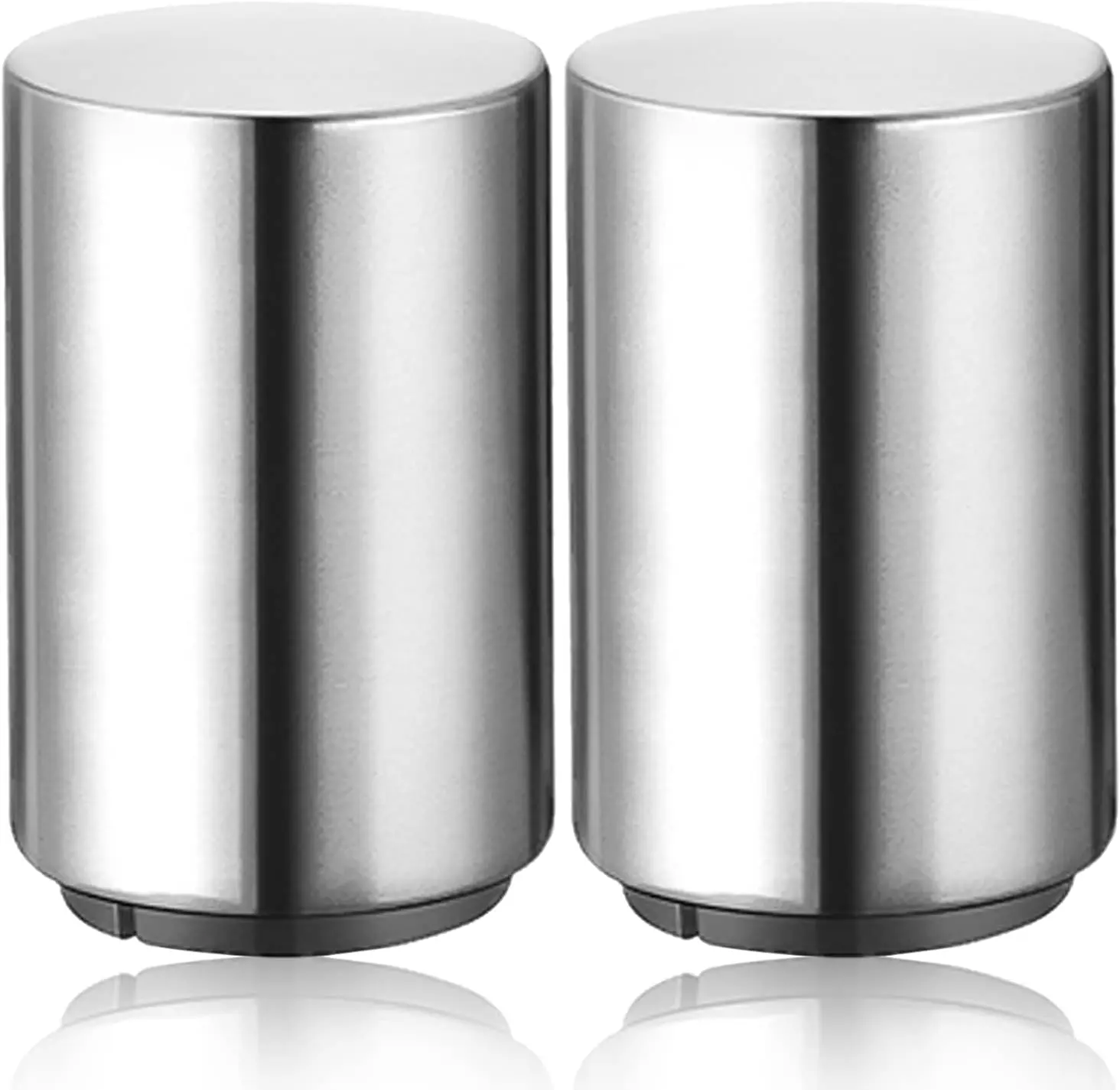 

2PCS Pop-the-Top Beer Bottle Opener, Metal Automatic Magnetic Glass Bottle Cap Openers, Wine Bartender Tool Cap Catcher for Bar,