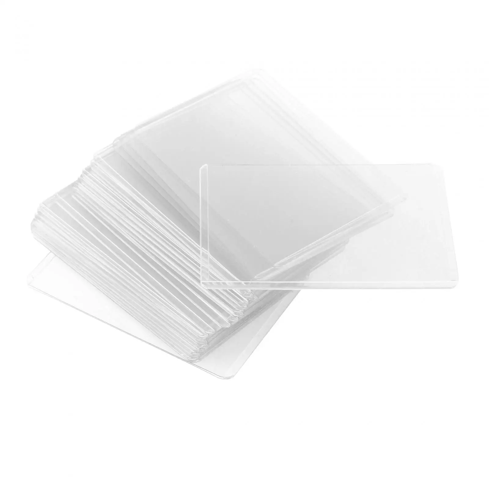 

25x Card Sleeves Card Protectors Storage Transparent Standard Card Holder for Hobbyists Baseball Football Basketball Cards