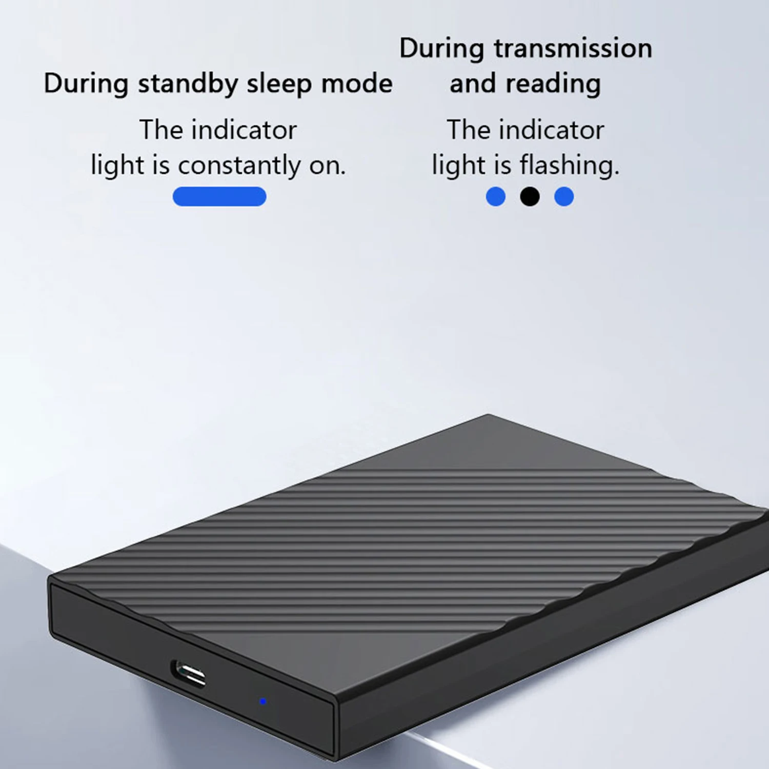 UTHAI Z200 휴대용 2.5인치 하드 드라이브 인클로저 USB 3.0/3.1 분리형 기계식 드라이브 박스(안정적인 5GBPS 전송 포함)