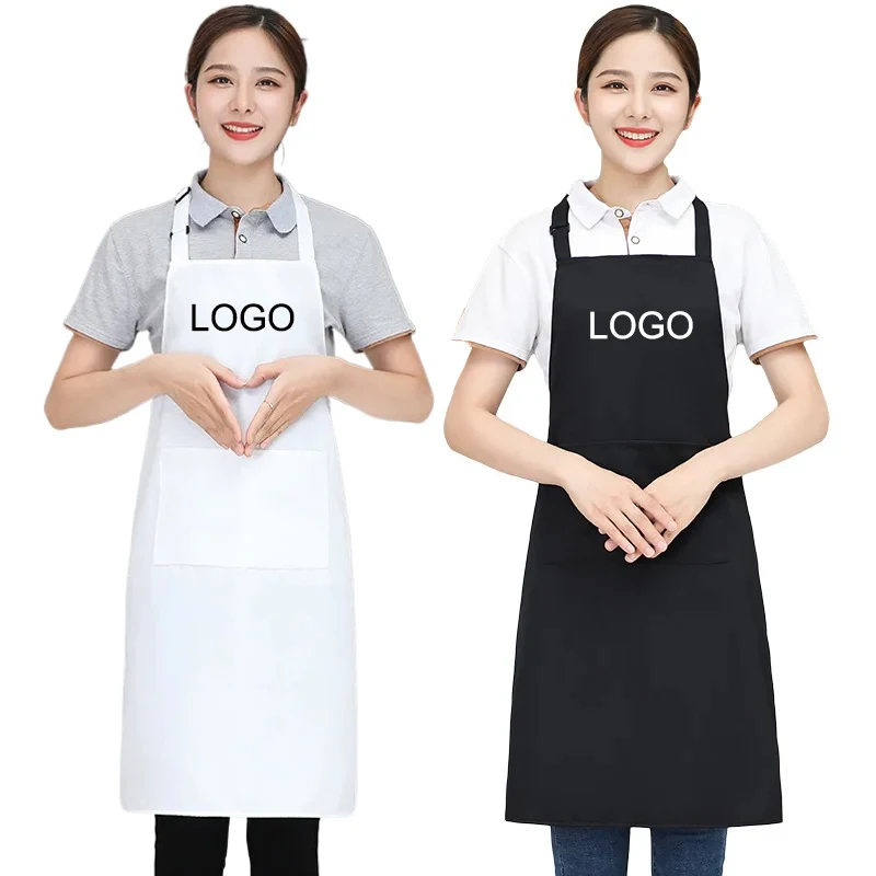 Kitchen Apron Cook Apron Cooking Apron Waterproof Apron Customizable Apron Customize Logo Personalized Waterproof for Man Women Cooking Restaurant Waiter Work Clothes