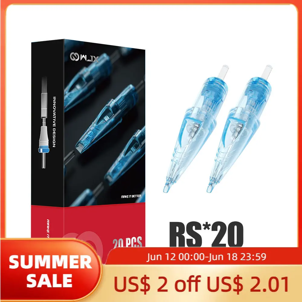 Wjx Tattoo Needle Cartridge Round Shader (rs) Permanent Makeup Tattoo