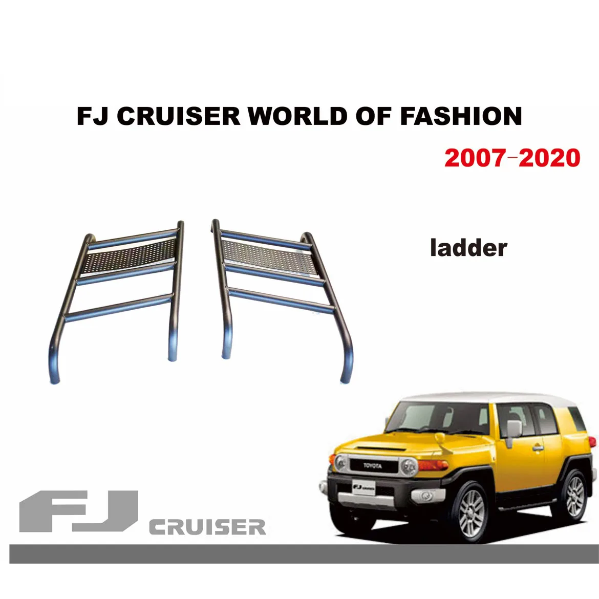TailgateLadderForToyotaFjCruiserCpillarSideExpansionLadder
