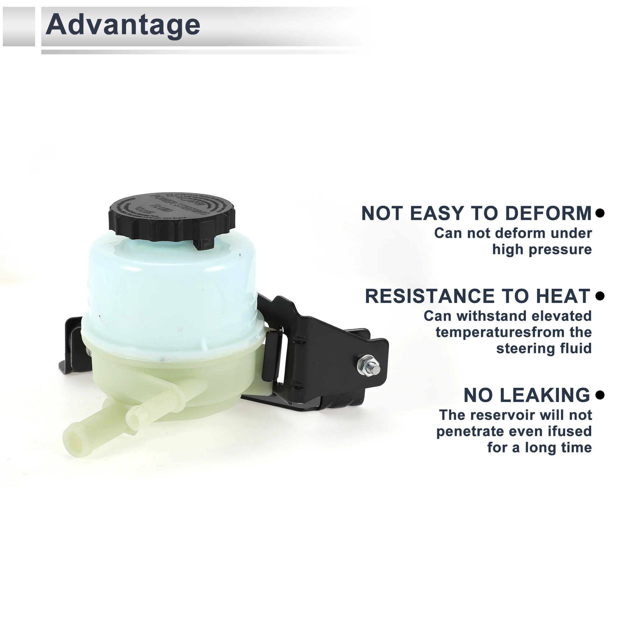 UXCELL Power Steering Reservoir for Toyota Sequoia 2000 2001 2002 2003 2004 2005 2006 2007 No.443600C030 1 Pc Beige