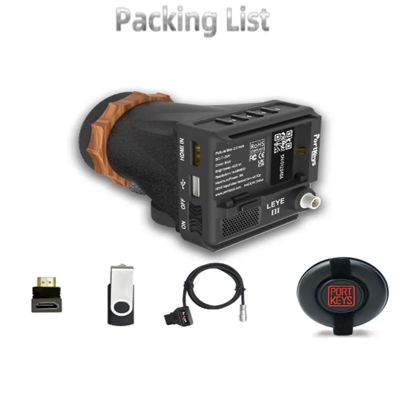 Portkeys LEYE III 4K 30P HDMI Electronic Viewfinder for DSLR 