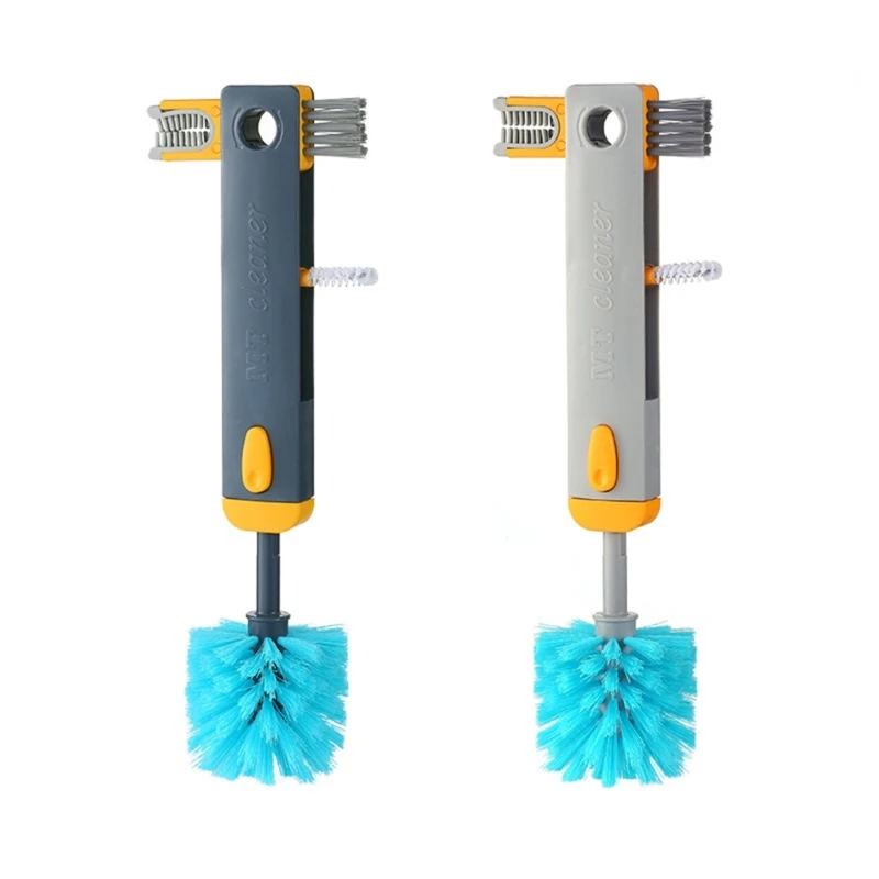 

Multipurpose Bottle Gaps Cleaner Brush 4 in 1 Water Bottle Cleaner Brush Bottle Mouth Cleaning Detail Brush for Home