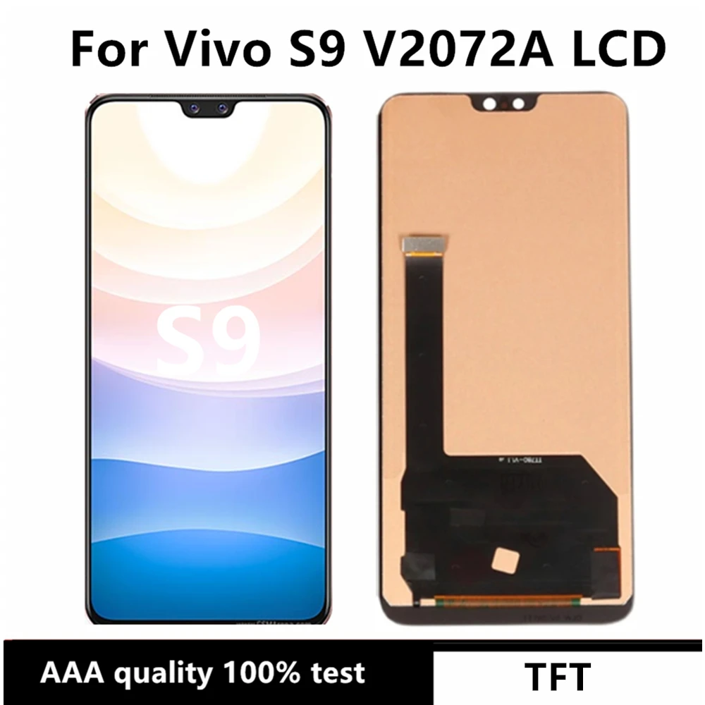 Sostituzione Del Gruppo Pannello Del Digitalizzatore Touch Screen Lcd, Tft Nero, 6.44 ", Per Vivo S9 V2072A